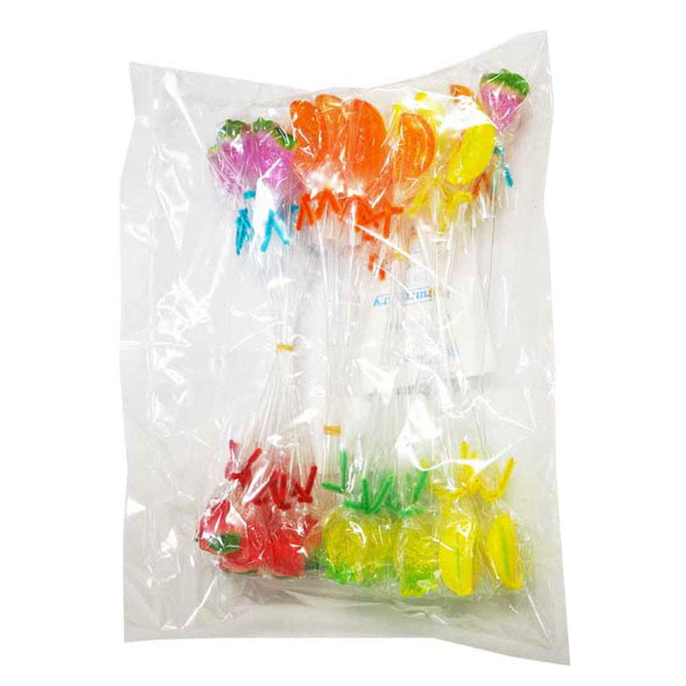 Petit Fruit Candy with a (candy Stick) (50 Pieces)