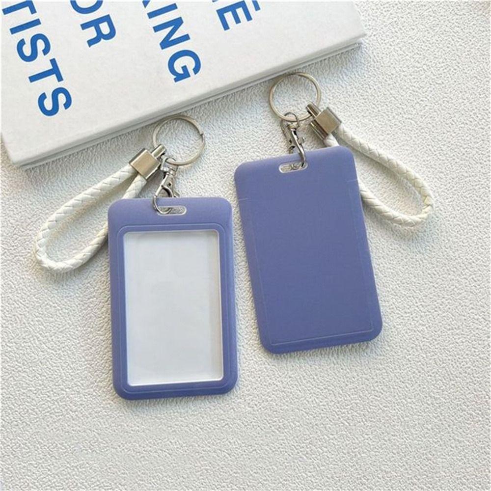 Card Work Card Keyring Business ID Card Protective Badge Holders ID Card Holders Bus Card Cover