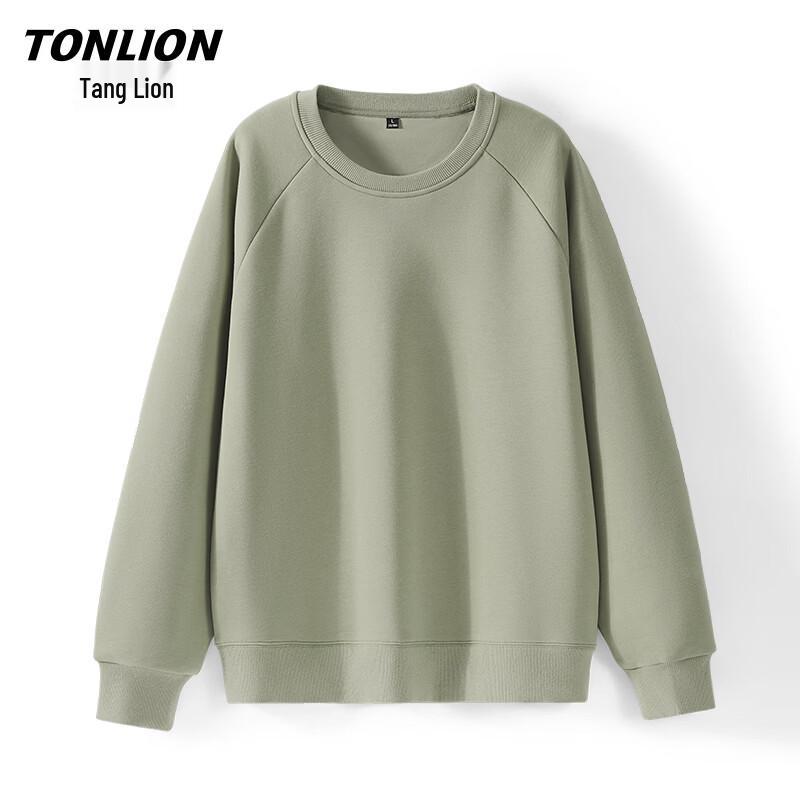Мужская повседневная толстовка TonLion с длинным рукавом и круглым вырезом