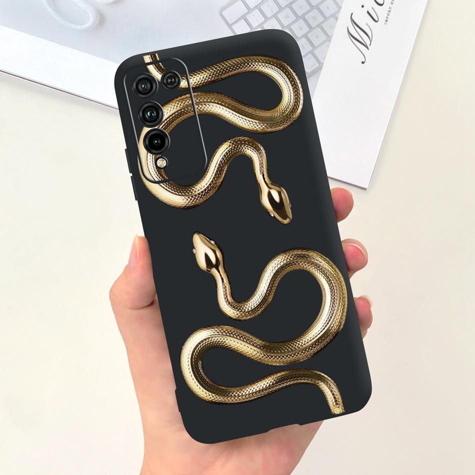 For Honor 10X Lite Phone Case Honor 10Xlite DNN-LX9 Fashion Moon Design Soft Silicon Shockproof Protective Cover Bumper