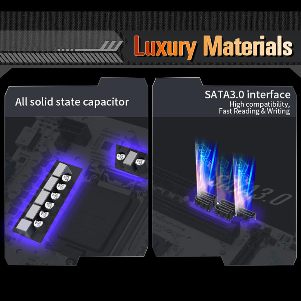 Материнская плата JINGSHA H511MK IntelSocket LGA1200 GEN 1011 Процессор Процессор DDR4 Двухканальный 5xSATA