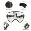 [Soman] Bubble Shield, Universal Helmet Shield Goggles with Elastic Band (Clear)