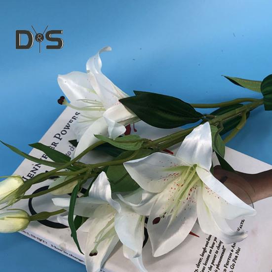 6 голов/ветка Пасхальный яркий искусственный цветок ветка домашний декор для свадебной вечеринки