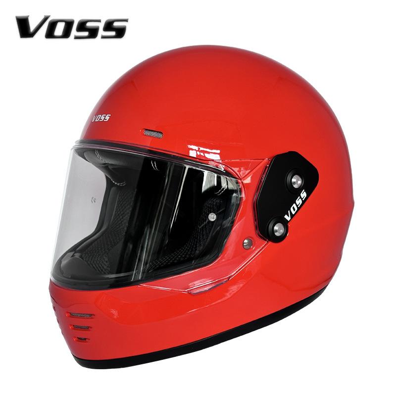 VOSS Vintage Full Helmet Cruise Motorcycle Шлем Мужской Harley Мотоциклетный Защитный Шлем Женский Мотоциклист China-Chic Anti Fog 3C Сертификация