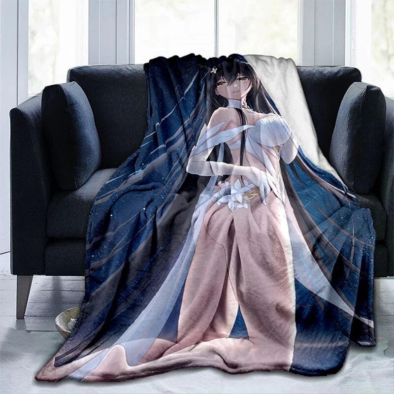 Hot Body Anime Sexy Girl Modern Blanket Flannel Soft Plush Sofa Bed Throwing Cartoon Blankets for Beds Gifts Dropshipping