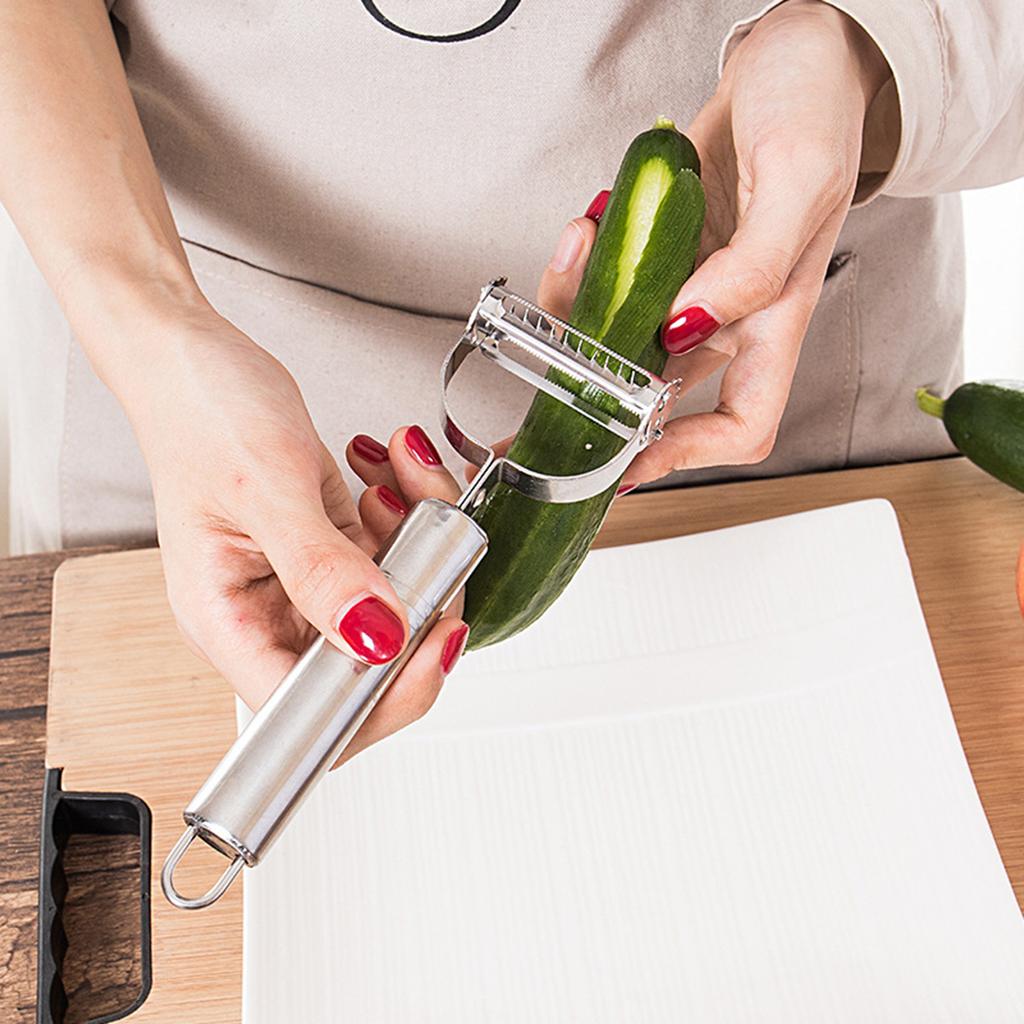 Овощечистка из нержавеющей стали, овощечистка, дыня, картофель, морковь, огурец, многофункциональная терка, овощечистка для овощей, ломтик, домашний кухонный инструмент