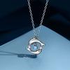 Dolphin Necklace for Women, Simple Student, Cartoon Pendant, Collarbone Chain