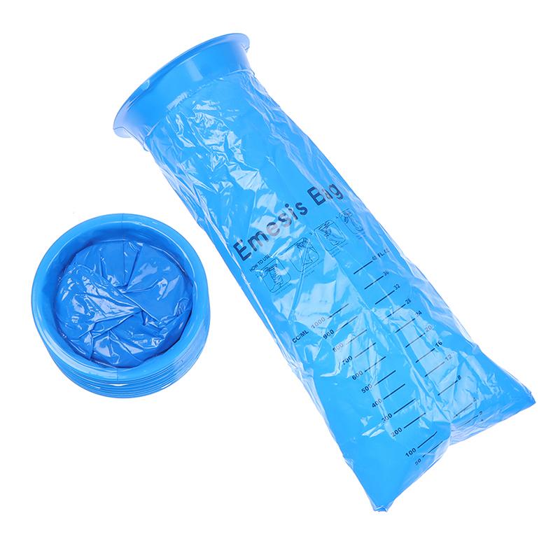 10 Pack Emesis Bag Disposable Vomit Bags Aircraft & Car Sickness Bag Nausea Bag