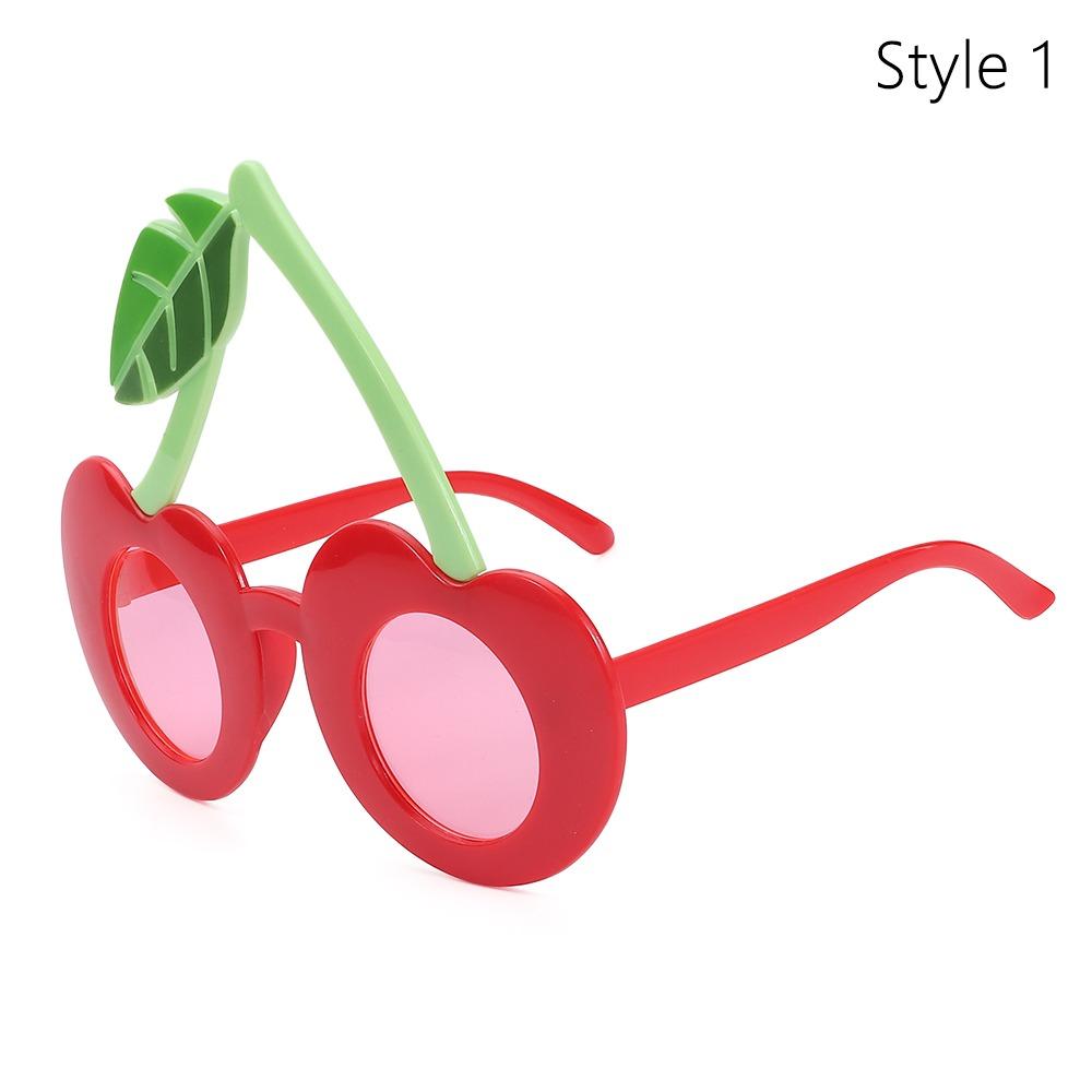 Fruit Design Funny Pineapple Sunglasses Trendy Beach Photo Glasses for Women & Men