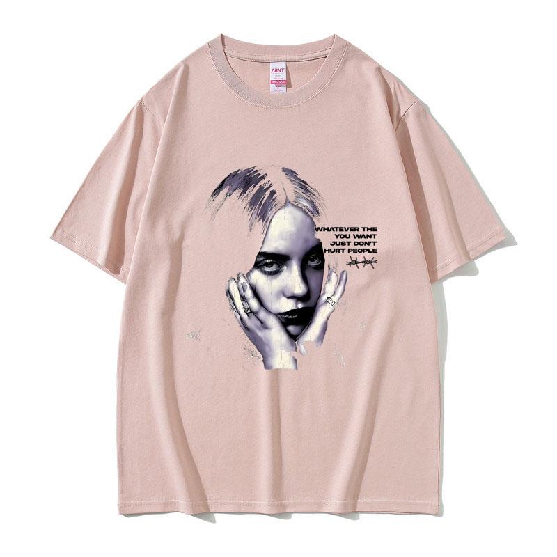 Hit Me Hard and Soft Tour Tshirts Unisex Unisexs Fashion Pop Music T Shirts Unisex Casual Cotton Short Sleeve Tshirt Streetwear