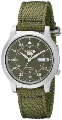 Seiko 5 Автоматические SNK805K2 Зеленые Аналоговые Повседневные Автоматические Доставка за границу Seiko Мужские