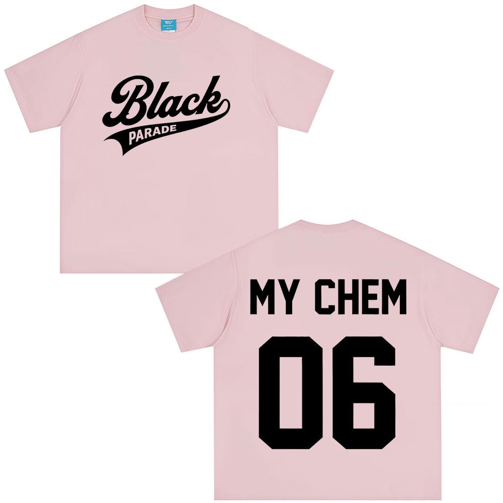The Black Parade 2026 Tour Tshirts Rock Band My Chemical RoUnisexce Tshirt Unisexs Women Clothing pure Cotton Short Sleeve T Shirt