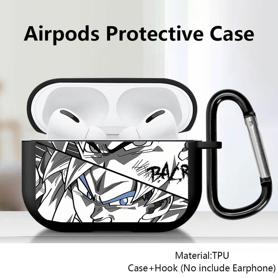 Кейс для Airpods 4 2 Pro3 Pro Pro2 1 3 с изображением Драконов из Аниме, Чехол для Наушников