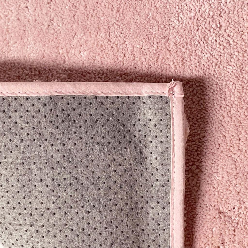 Senko Cushionie 2 Long Washroom 50 x 50105 B.B.Collection Mat, Approx. 180cm, Pink, Thick, Volume,