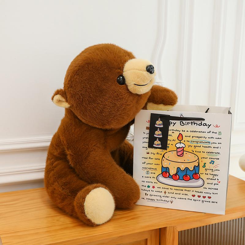 Милая лежащая плюшевая игрушка белый медведь, панда, обнимающая медведь, кукла, подарок, кукла, успокаивающая подушка для сна