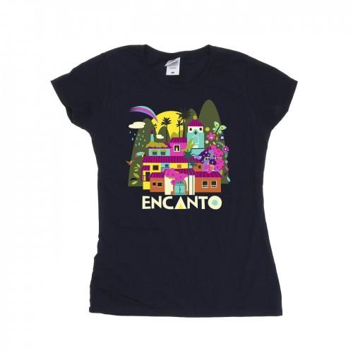 Disney Womens/Ladies Encanto Many Houses Cotton T-Shirt