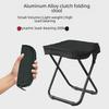 Компактный складной алюминиевый походный стул с сумкой для переноски