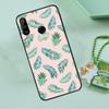 Листья Монстеры Цветы Пальмы Для Huawei Nova Y90 Y70 Y60 Y61 Y91 Y72 9 10 SE 12i 12s 11i 5T P60 Pro P20 P30 P40 Lite Чехол