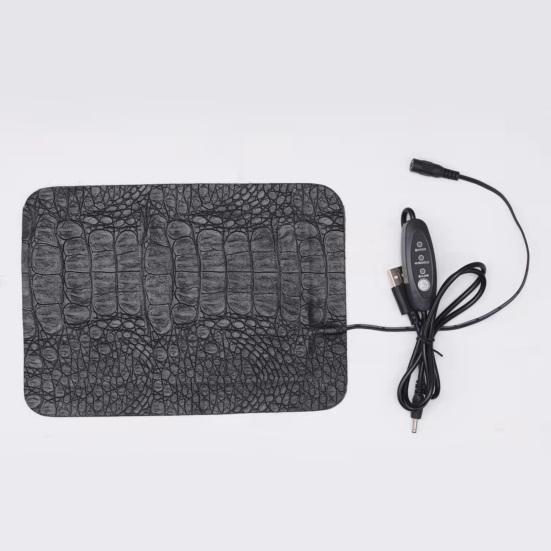 3 шестерни с регулировкой температуры, прямоугольная, против царапин, альпинистская подушка для домашних животных, электрическая искусственная кожа, теплая