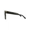 Gucci Square Frame Acetate Sunglasses Black Black Grey