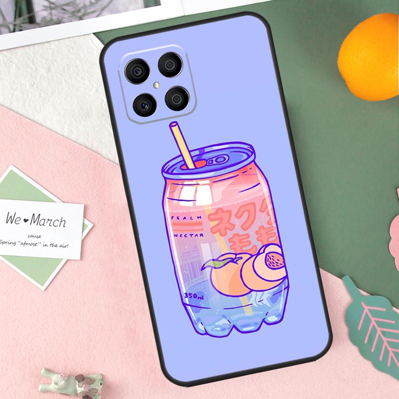 Розовые персики Эстетичный чехол для Honor 200 Lite 50 70 90 X9b X9a X8b X8a X8 X9 X9c Honor Magic 7 Pro 5 6 Lite Чехол