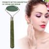 Массажер для лица Jadestone Roller, подтяжка кожи, лифтинг, против морщин, массажный инструмент для лица(Розовый КварцЯшма Одиночная Голова )