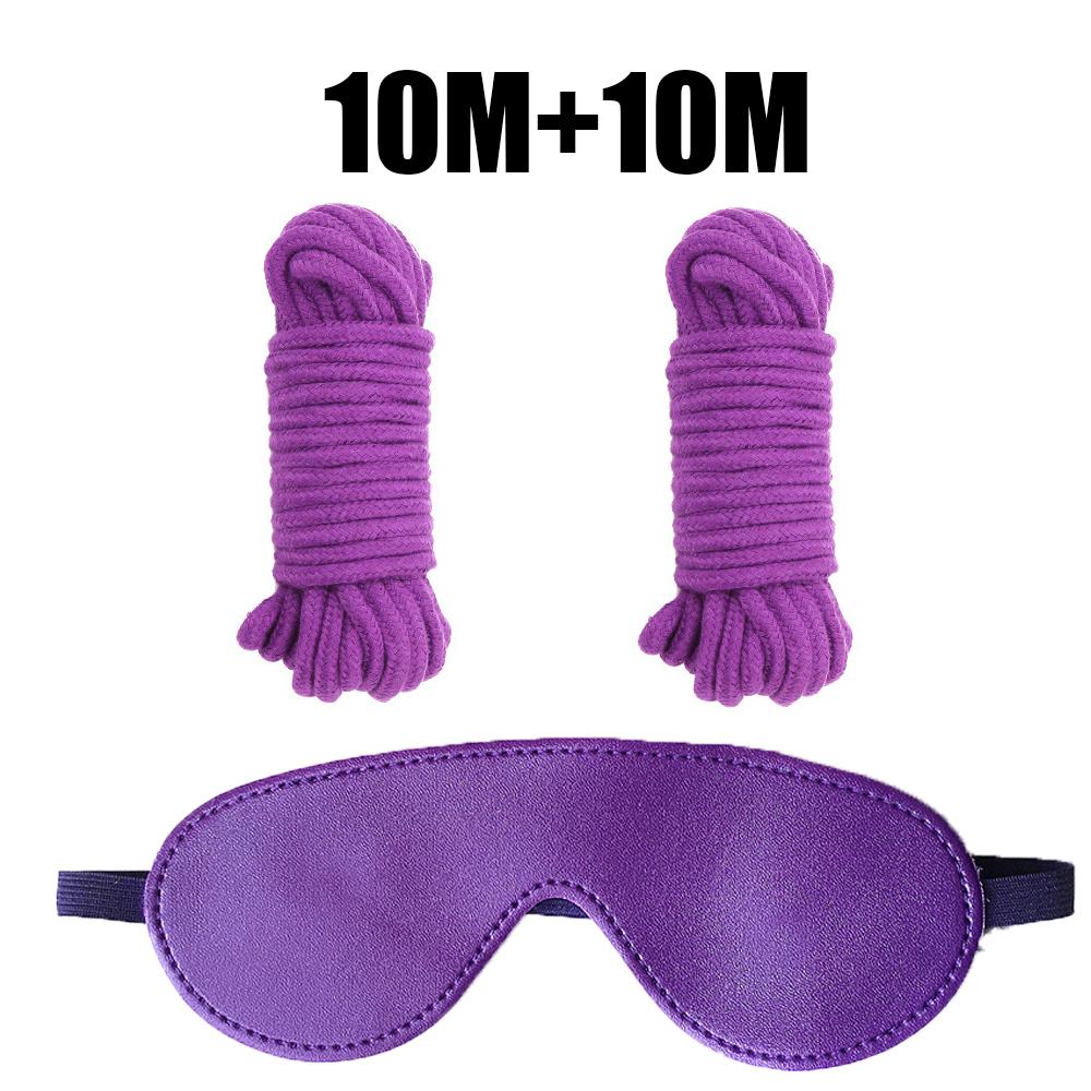 Мягкие хлопковые секс-веревки, набор для связывания, веревка для связывания, набор для взрослых сексуальных игр для женщин и мужчин, пара, ремень БДСМ, использование для игры в ограничения