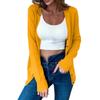 Women's Autumn Button Solid Color Long Sleeve Cardigan Women's Knit Sweater