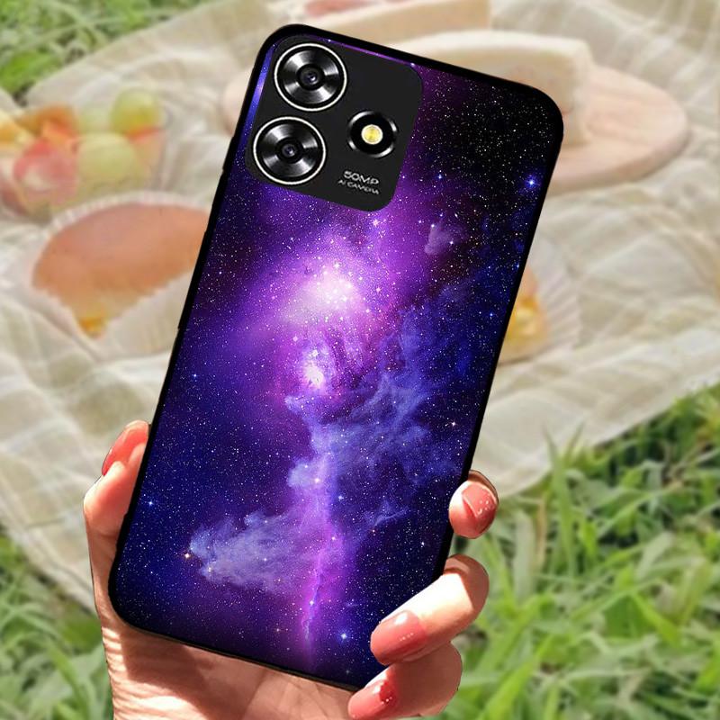 Для ZTE Blade V50 Умный Чехол-Крышка Силиконовый Мягкий Мраморный Черный Бампер Funda Coque для ZTE V50 Дизайн 4G Защитный V50Smart