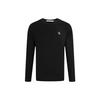 Casual Letter Round Neck Long Sleeve T-Shirt Men Tops Space-Black J322255-201256