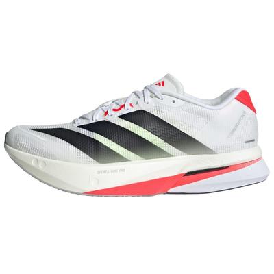 Adizero Boston 13 Белый Черный Ярко-красный Женские Кроссовки Облачно-белый Основной-черный JS4934