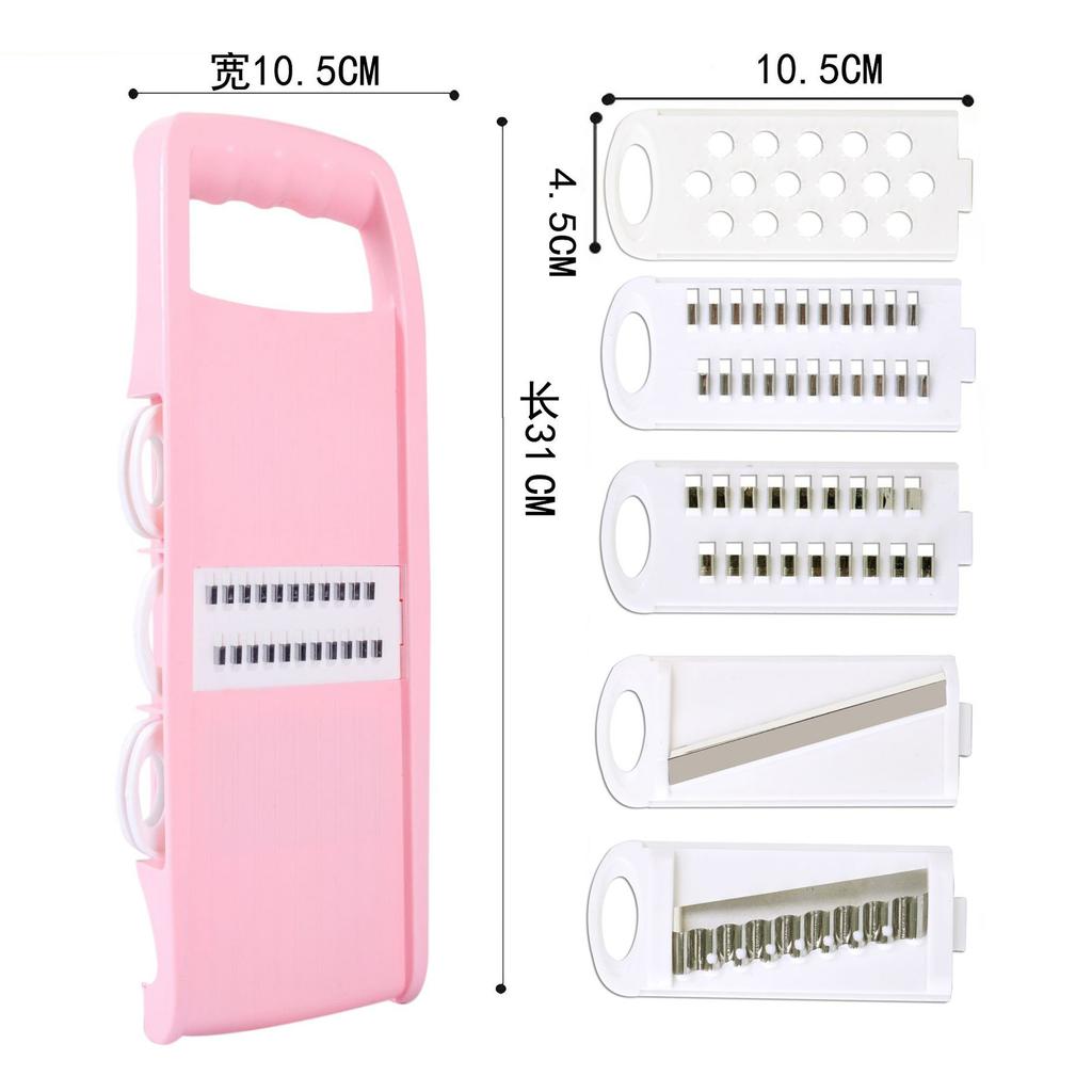 Многофункциональная овощерезка 5 в 1 для овощей и фруктов, картофелерезка, бытовой кухонный измельчитель, кухонная мандолина, овощерезка, гаджеты