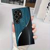Креативные текстурные волны Изысканный чехол для телефона для Samsung Galaxy S26 S25 S24 S23 S22 S21 FE Ultra Plus Мужчины женщины Встроенное стекло