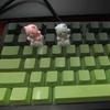 3D механические клавиатуры Креативные мультяшные головы кошек Игровые клавиатуры Колпачки для клавиш для офисного снятия стресса