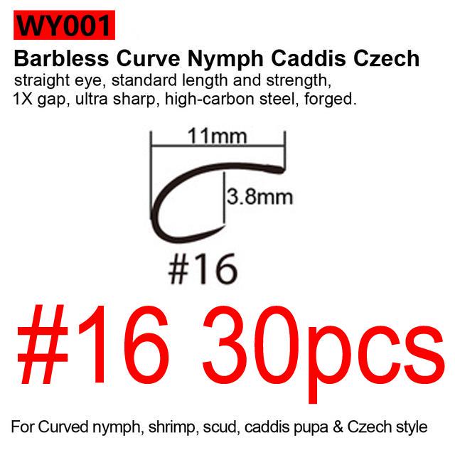 Черные никелевые крючки для завязывания мушек Bimoo, 30 шт./упак., крючки для завязывания мушек Nymph Stonefly Emerger Streamer Caddis, сухие крючки для мушки, крючки для ловли форели