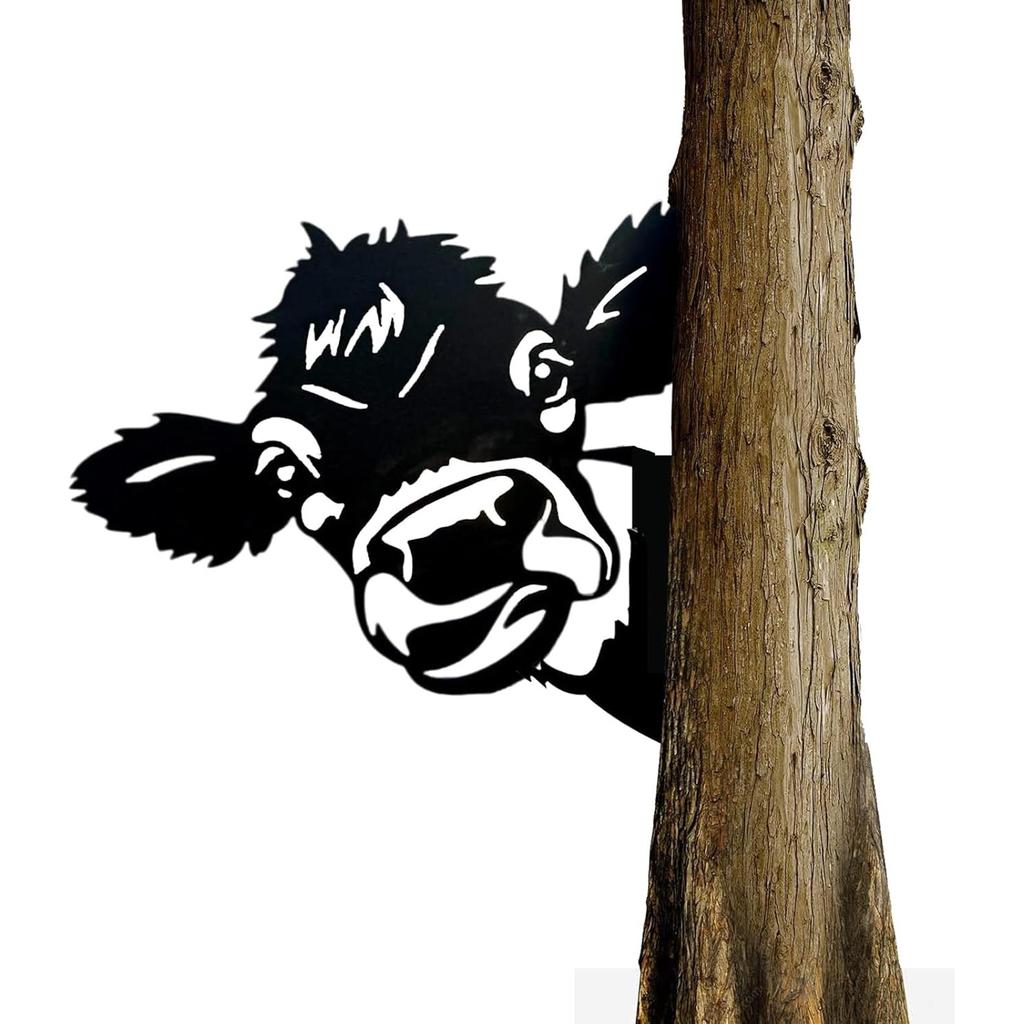 Знаки Peeping Around, забавные животные, металлические знаки, настенное искусство, украшение, наружный декор, садовый забор, украшение двора, патио