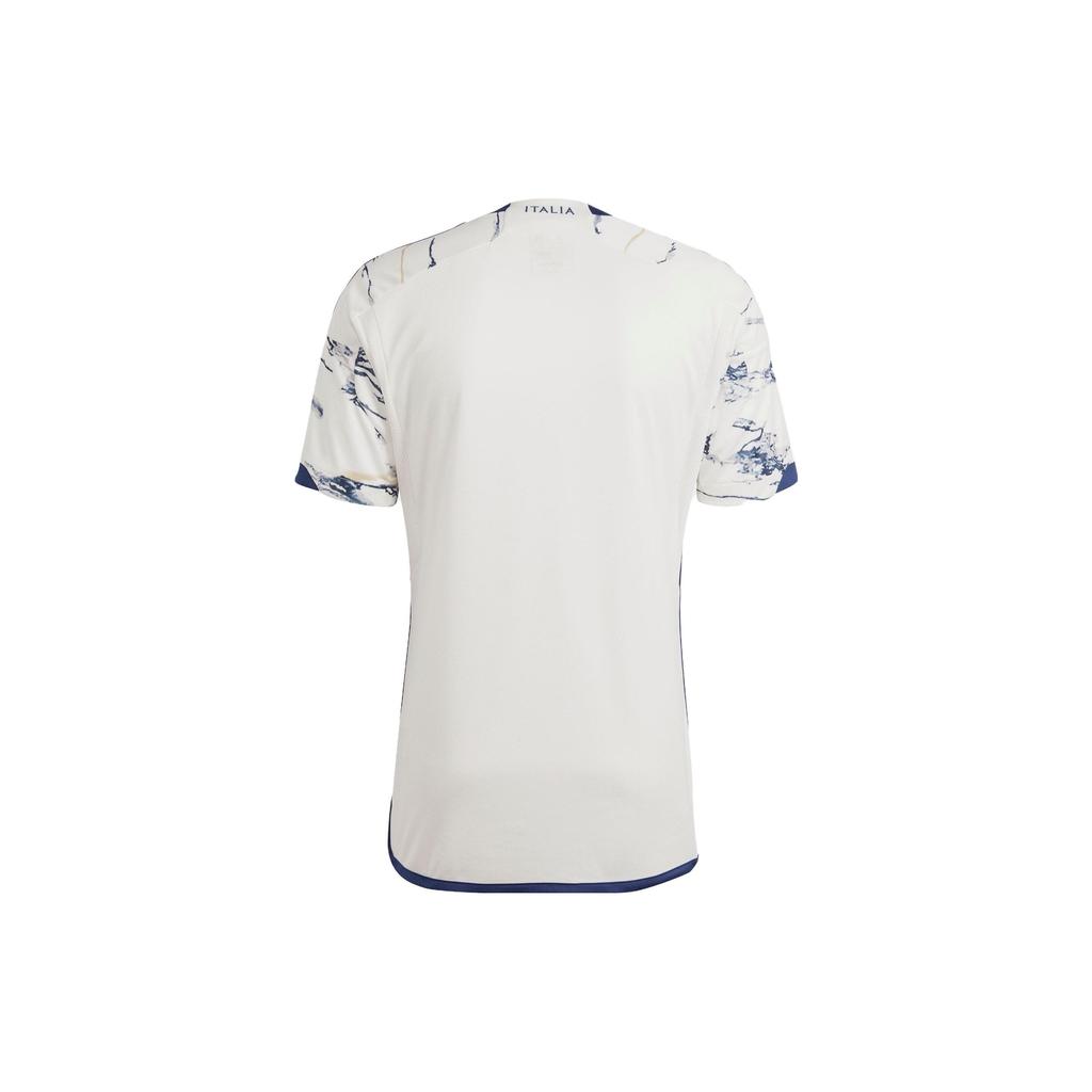 Adidas Футбольный трикотаж с круглым вырезом и коротким рукавом с логотипом, сезон 23/24, мужской футбольный трикотаж бежевого цвета HS9896