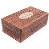 25 Cm Sheesham Wooden Storage Box Hand Carved Jewellery Box Decorative Gift Box