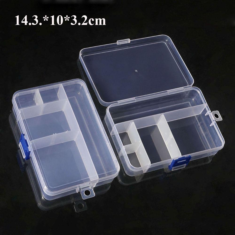 Прозрачная коробка для хранения квадратных мелких предметов, контейнер для горячих ювелирных изделий, бисер, держатель электроинструментов
