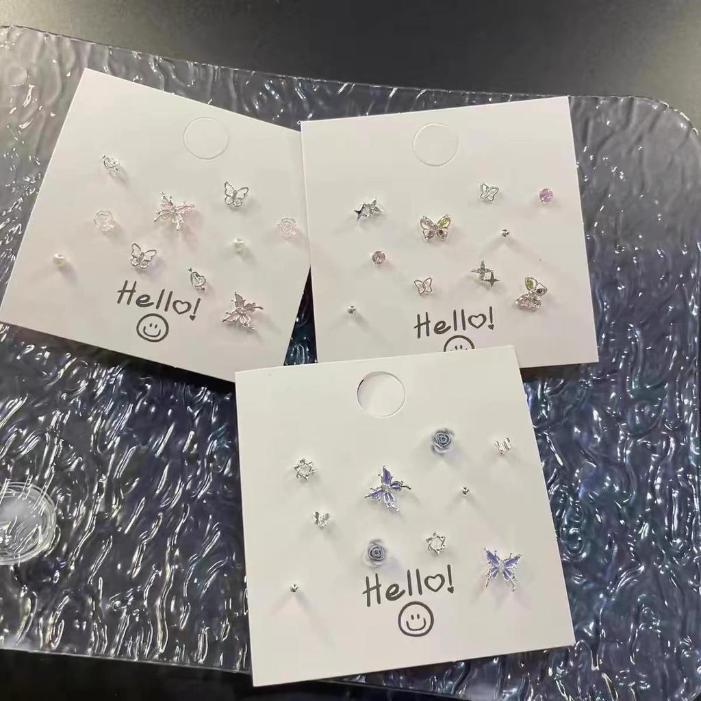 «Очаровательные серебряные серьги-бабочки с иголками — нежный, изысканный и свежий дизайн»