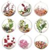 5Pcs Christmas Ball Transparent Fillable Hollow Shatterproof Reusable Scene Layout Shopping Mall Decor Xmas Party Decor Hanging Ball Party