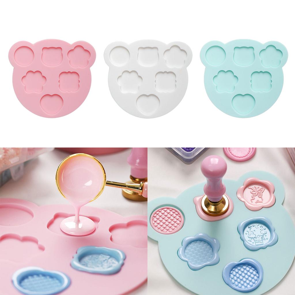 Wax Seal Stamp Silicone Mold Silicone Mold Shapes for Making Wax Seal Stamps Chocolate DIY Resin Casting Silicone Mold