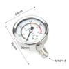 Stainless Steel Pressure Gauge Y60BF/Y100BF Barometer Shock-resistant Anti-corrosion Vacuum High Temperature Oxygen