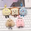 Handmade Breadman Ins Cute Plush Doll Keychain Student Backpack Pendant Decoration Friend