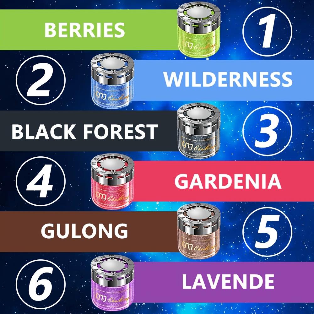 Luxury Gel Car Air Freshener Cup Holder Design 6 Month Botanical Scent