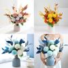 Artificial Hydrangea Flower With Vase Arrangement For Living Room Decor