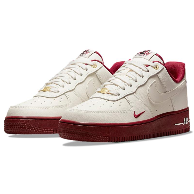 Nike Air Force 1 '07 Se '40th Anniversary Sail Team Red' Women's Sneakers DQ7582-100