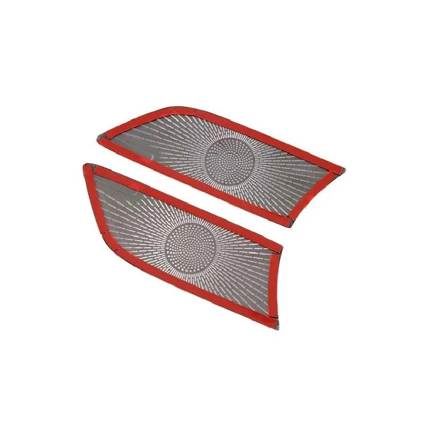 For BYD Han Ev Dm Car Accessories Stainless Steel Rear Door Panel Tweeter Horn Cover Decorated With Sequ