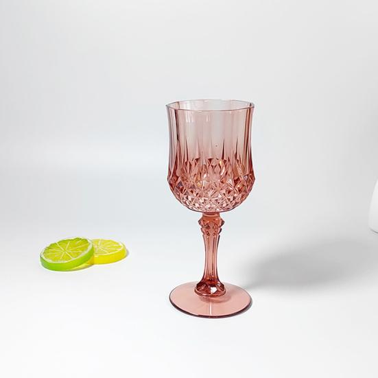 Yousheng 12 шт. бокалы для вина Cordial Goblet Glasses 220 мл многоразовые пластиковые коктейльные бокалы для свадеб вечеринок