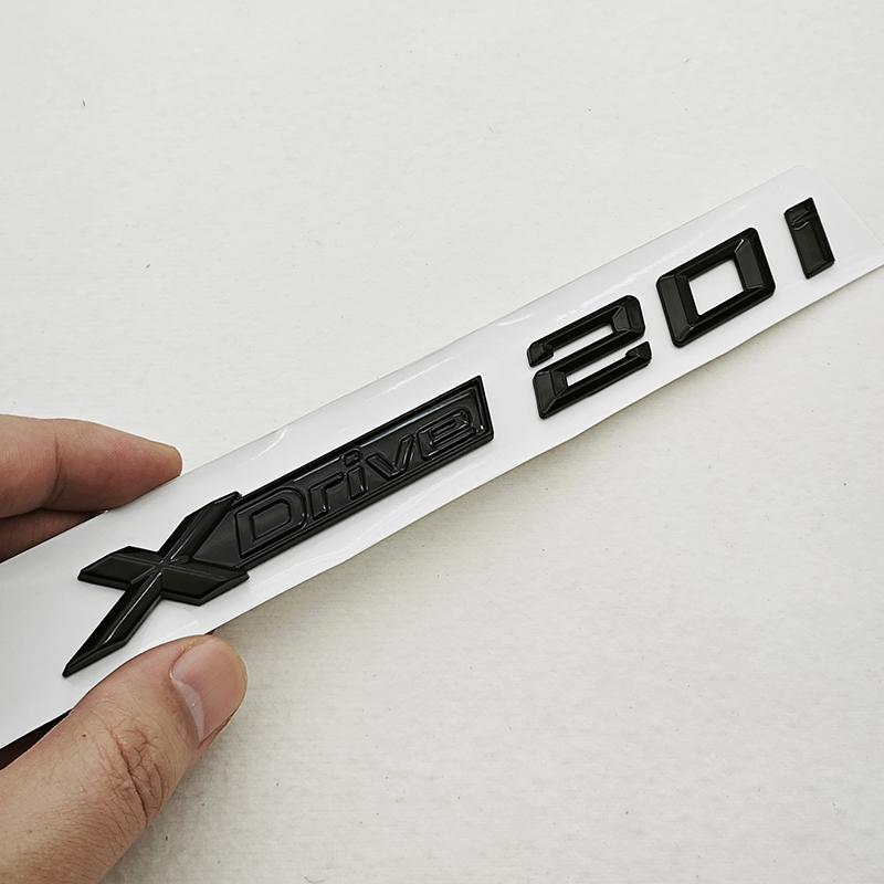 3D ABS Автомобильные Буквы Логотип XDrive 20d X Drive 20i Задний Значок на Багажник Боковой Эмблема на Крыло Для BMW X1 X2 X3 X4 G01 Внешние Аксессуары